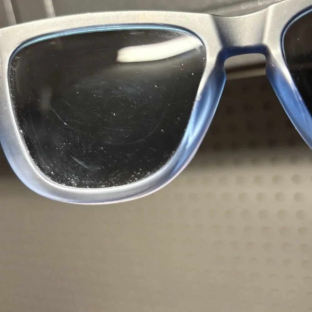 Knockaround Sunglasses Premiums Blue Frame Blue Mirrored Lens Sport Rubber